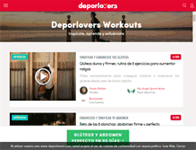 Tablet Screenshot of deporlovers.com